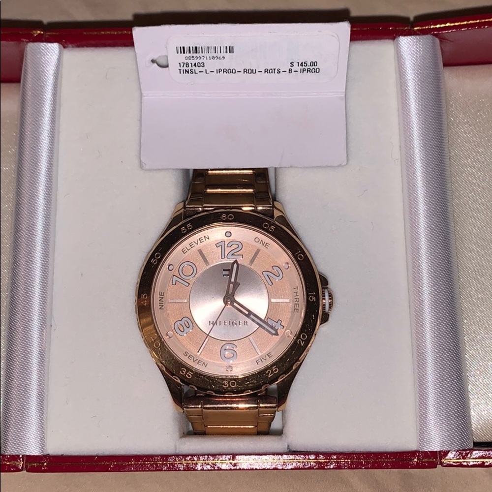 Rose Gold Tommy Hilfiger Watch
